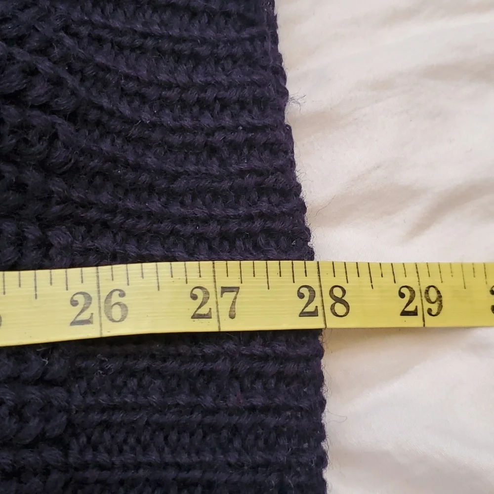 Brooks Brothers Sweater Size XL Navy Blue Heavy Ribbed Pure Wool Sweater *read*